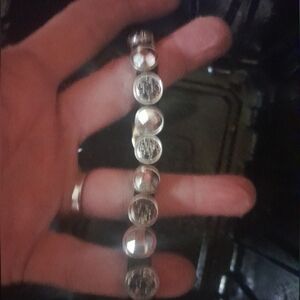 Lucky leather bracelet